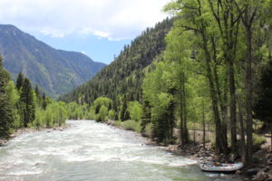 Upper Animas and boat Upper Animas and boat