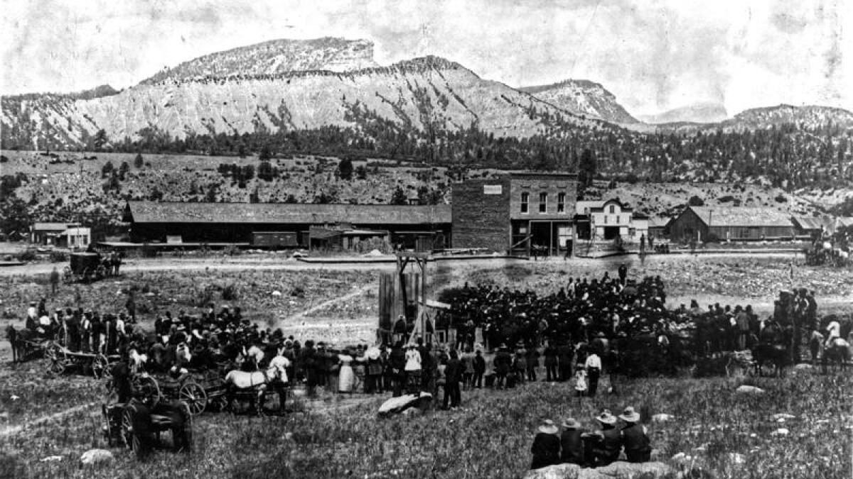 Durango Colorado hanging 1882 - Mild to Wild 