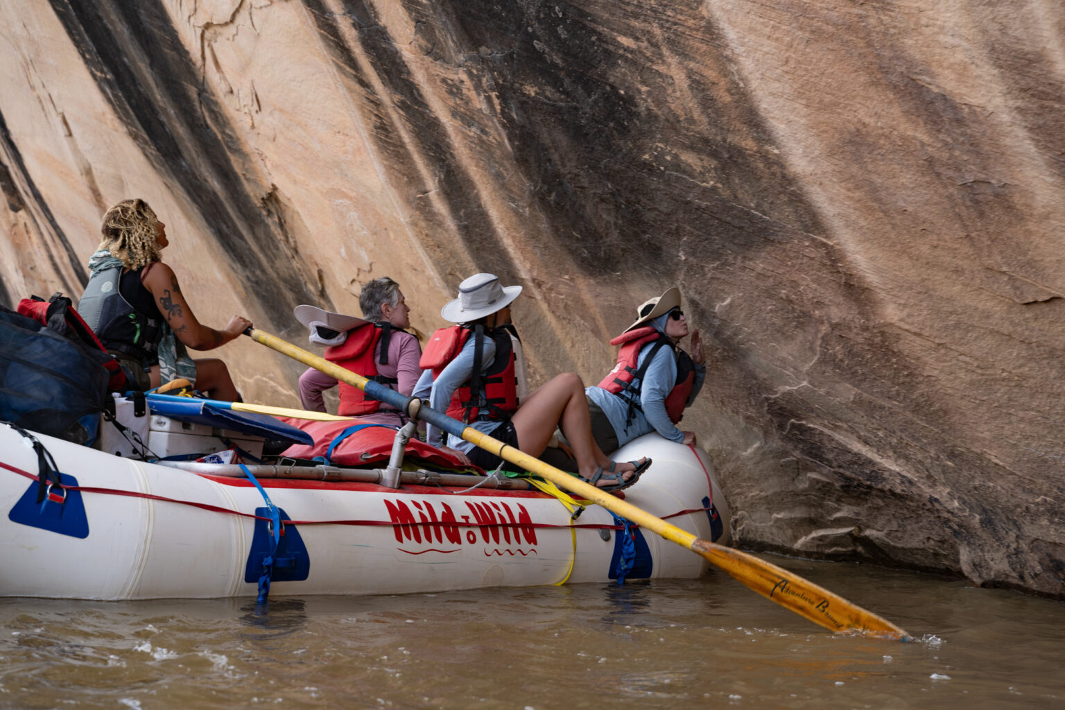 Yampa River - Guest kissing Tiger Wall - Mild to WIld